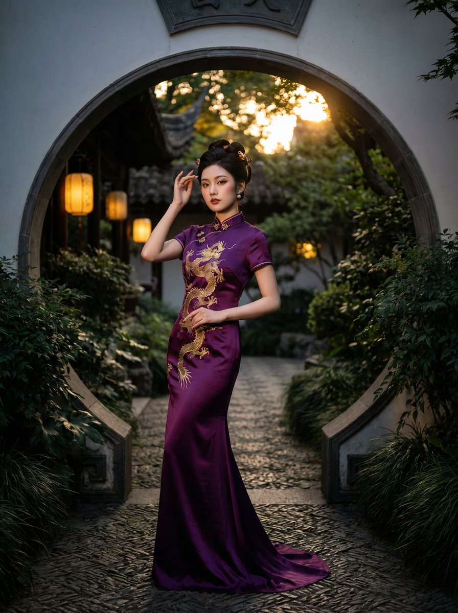 国产主播国风旗袍视频拍摄